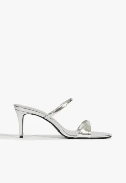 Schutz Jessica Mid Mule Metallic Sandal