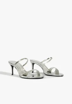 Schutz Jessica Mid Mule Metallic Sandal