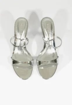 Schutz Jessica Mid Mule Metallic Sandal