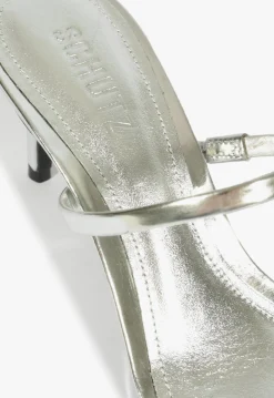 Schutz Jessica Mid Mule Metallic Sandal