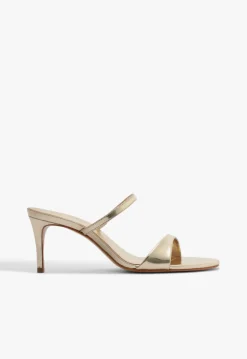 Schutz Jessica Mid Mule Metallic Sandal