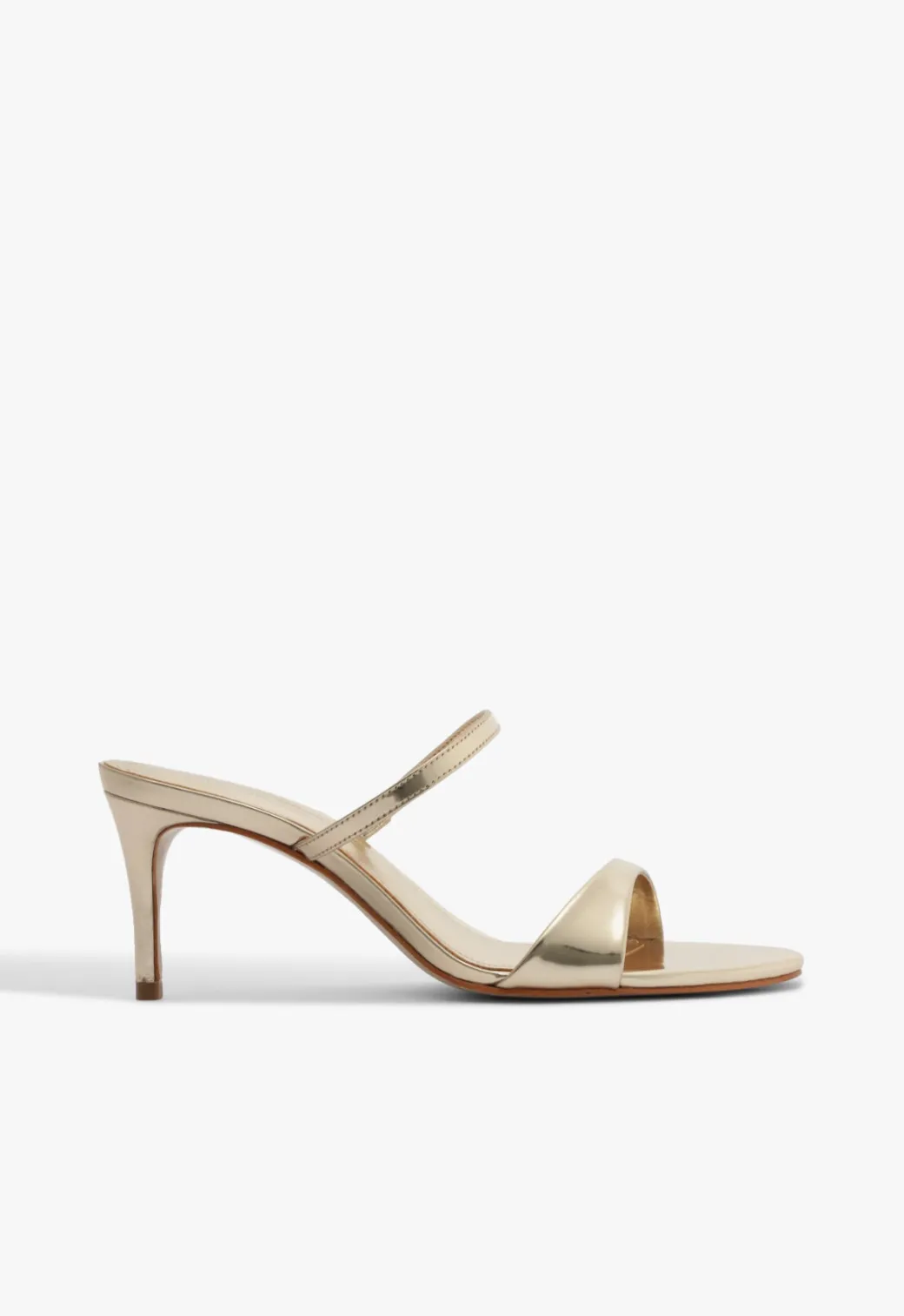 Schutz Jessica Mid Mule Metallic Sandal