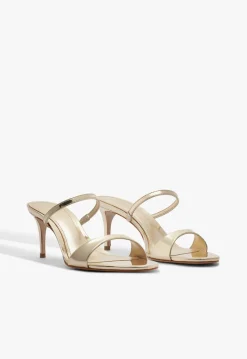 Schutz Jessica Mid Mule Metallic Sandal