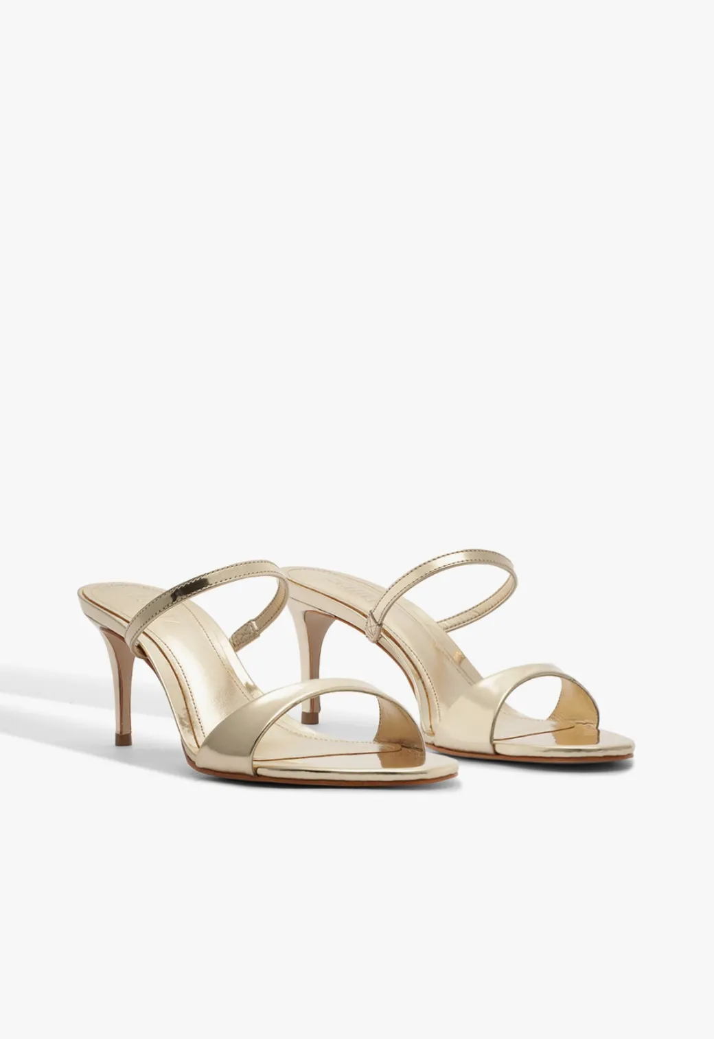Schutz Jessica Mid Mule Metallic Sandal