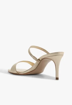 Schutz Jessica Mid Mule Metallic Sandal