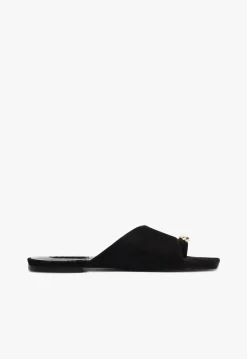 Schutz Jodie Leather Flat Sandal