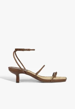 Schutz Kaya Straw Mid Sandal