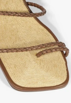 Schutz Kaya Straw Mid Sandal