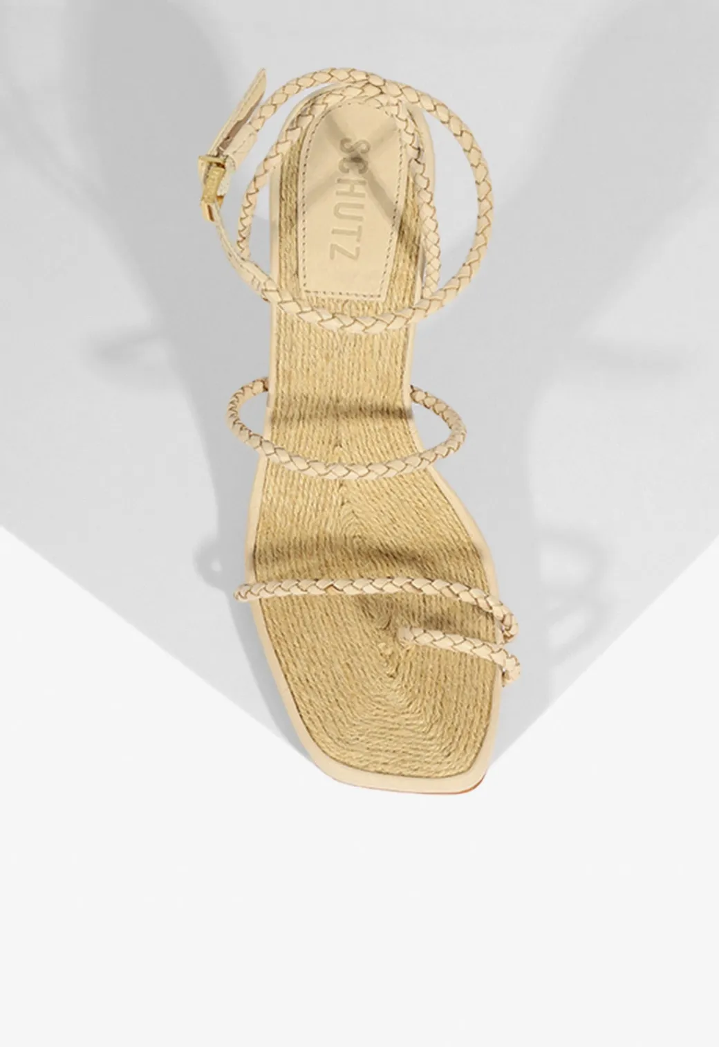 Schutz Kaya Straw Sandal