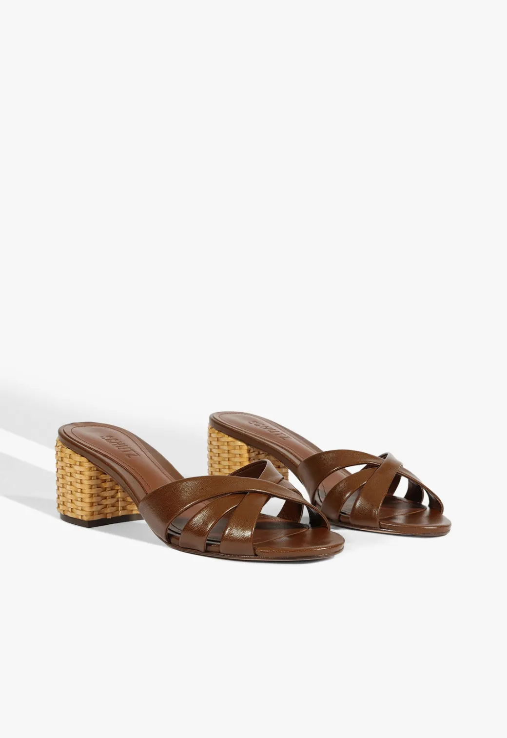 Schutz Keefa Straw Mule Sandal