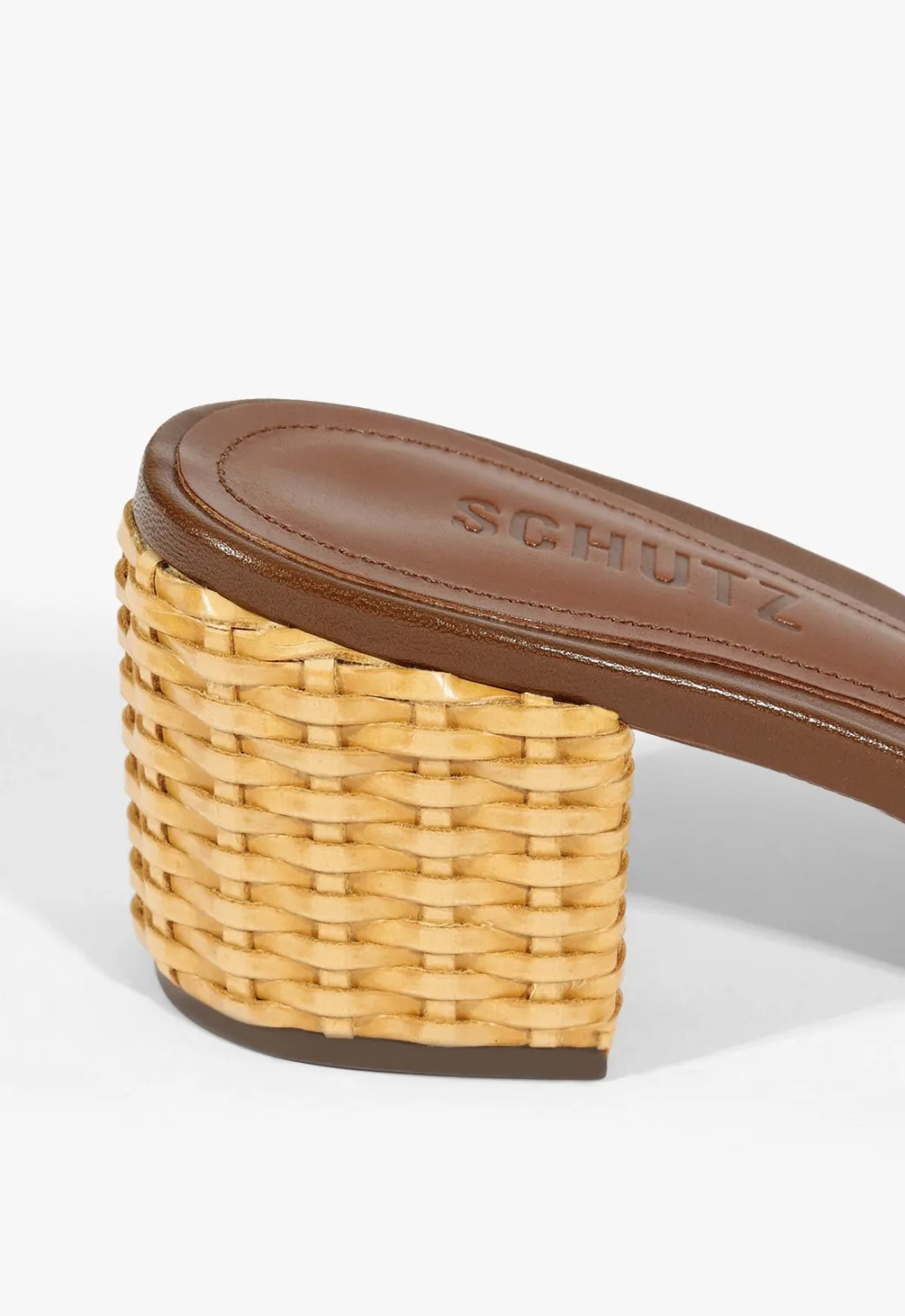 Schutz Keefa Straw Mule Sandal