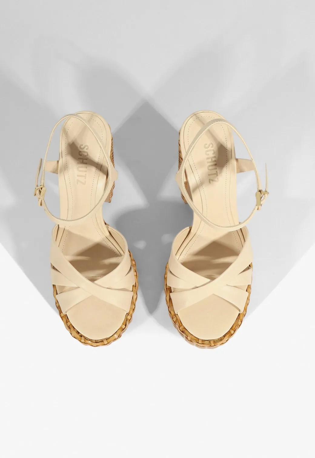 Schutz Keefa Straw Sandal