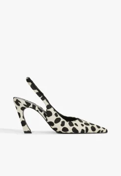 Schutz Lexi Sling Wild Hair Calf Pump