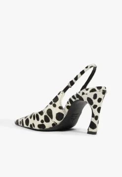 Schutz Lexi Sling Wild Hair Calf Pump