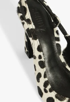 Schutz Lexi Sling Wild Hair Calf Pump