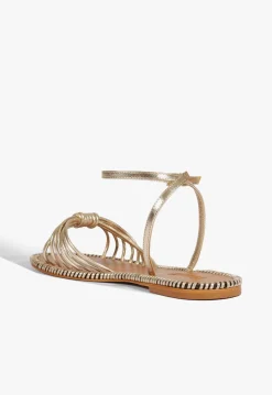 Schutz Livia Leather Flat Sandal