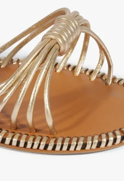 Schutz Livia Leather Flat Sandal