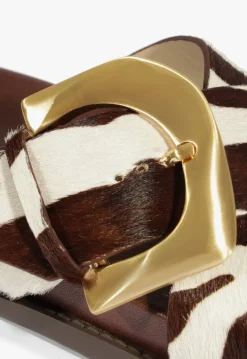 Schutz Lois Animal Print Sporty Sandal