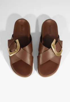 Schutz Lois Brown Sporty Sandal