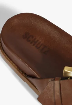 Schutz Lois Brown Sporty Sandal