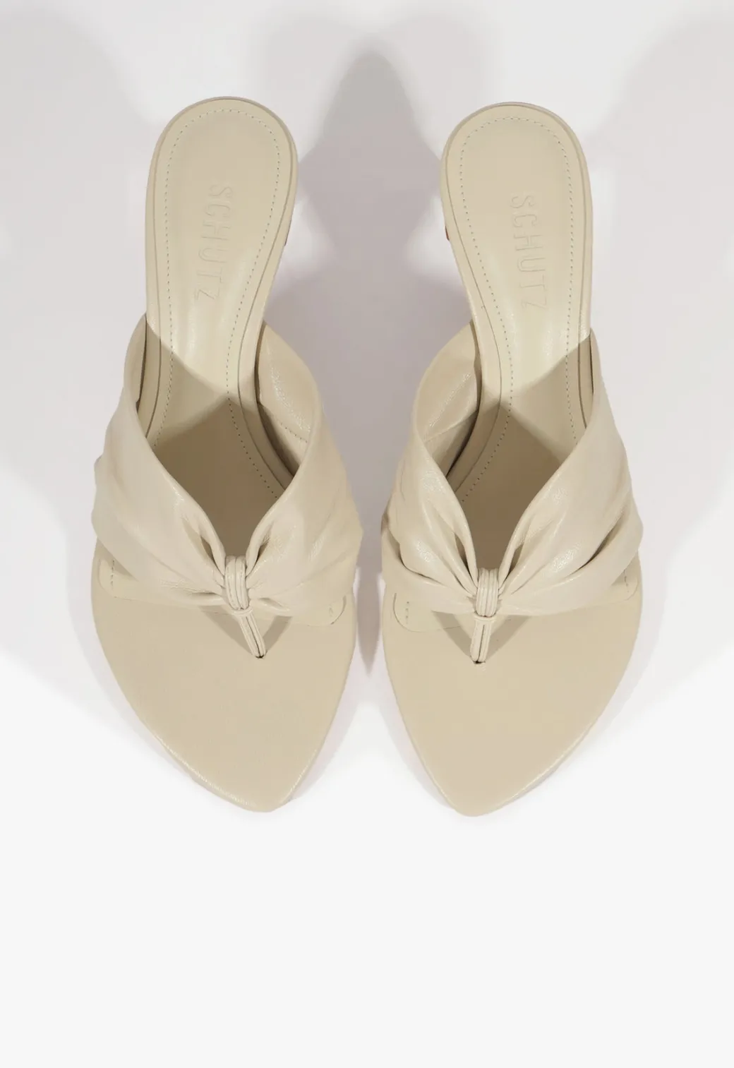 Schutz Lori Mid Leather Sandal