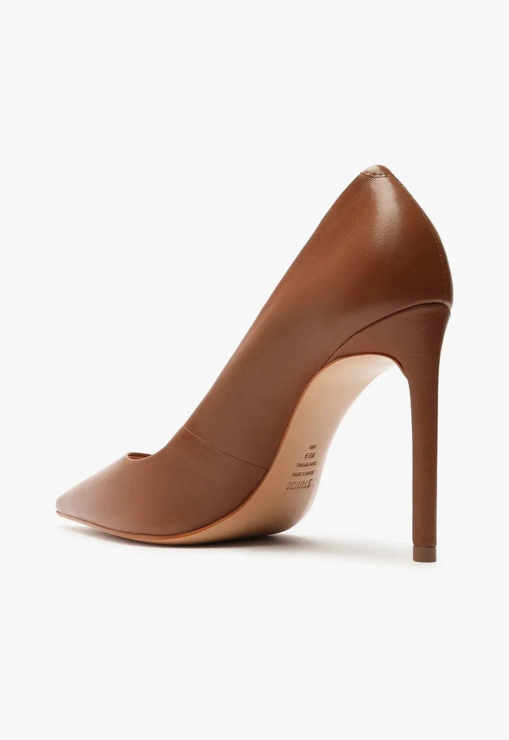 Schutz Lou High Stiletto Brown Pump