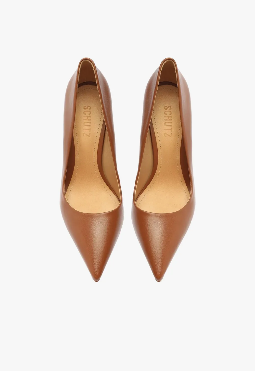 Schutz Lou High Stiletto Brown Pump