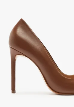Schutz Lou High Stiletto Brown Pump