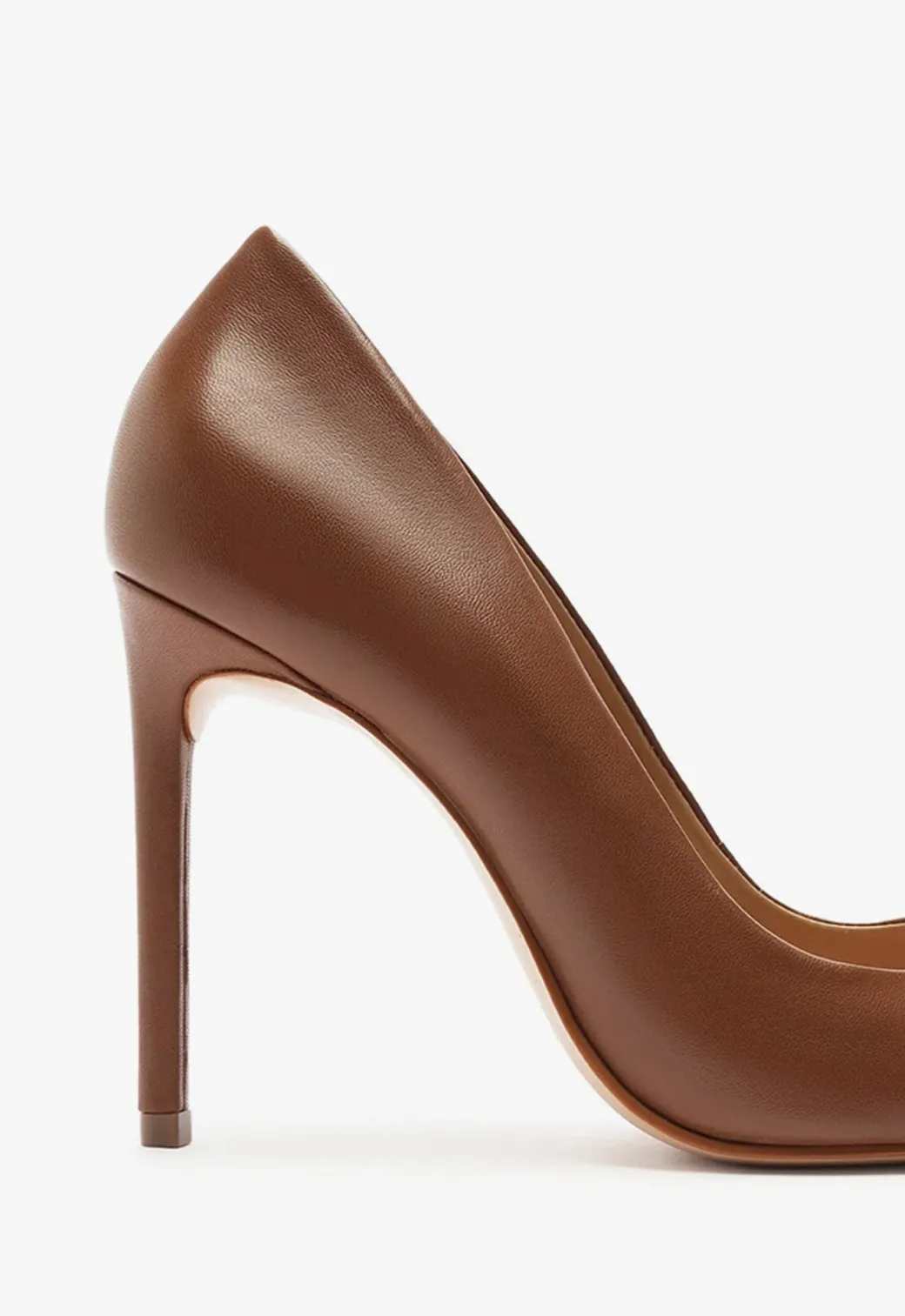 Schutz Lou High Stiletto Brown Pump