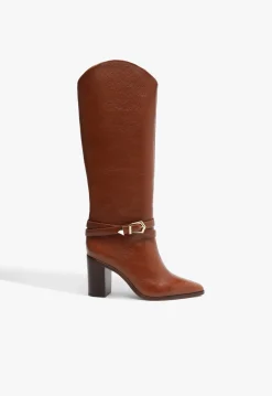 Schutz Maryana Belt Block Leather Boot