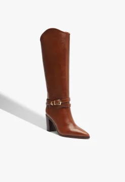 Schutz Maryana Belt Block Leather Boot