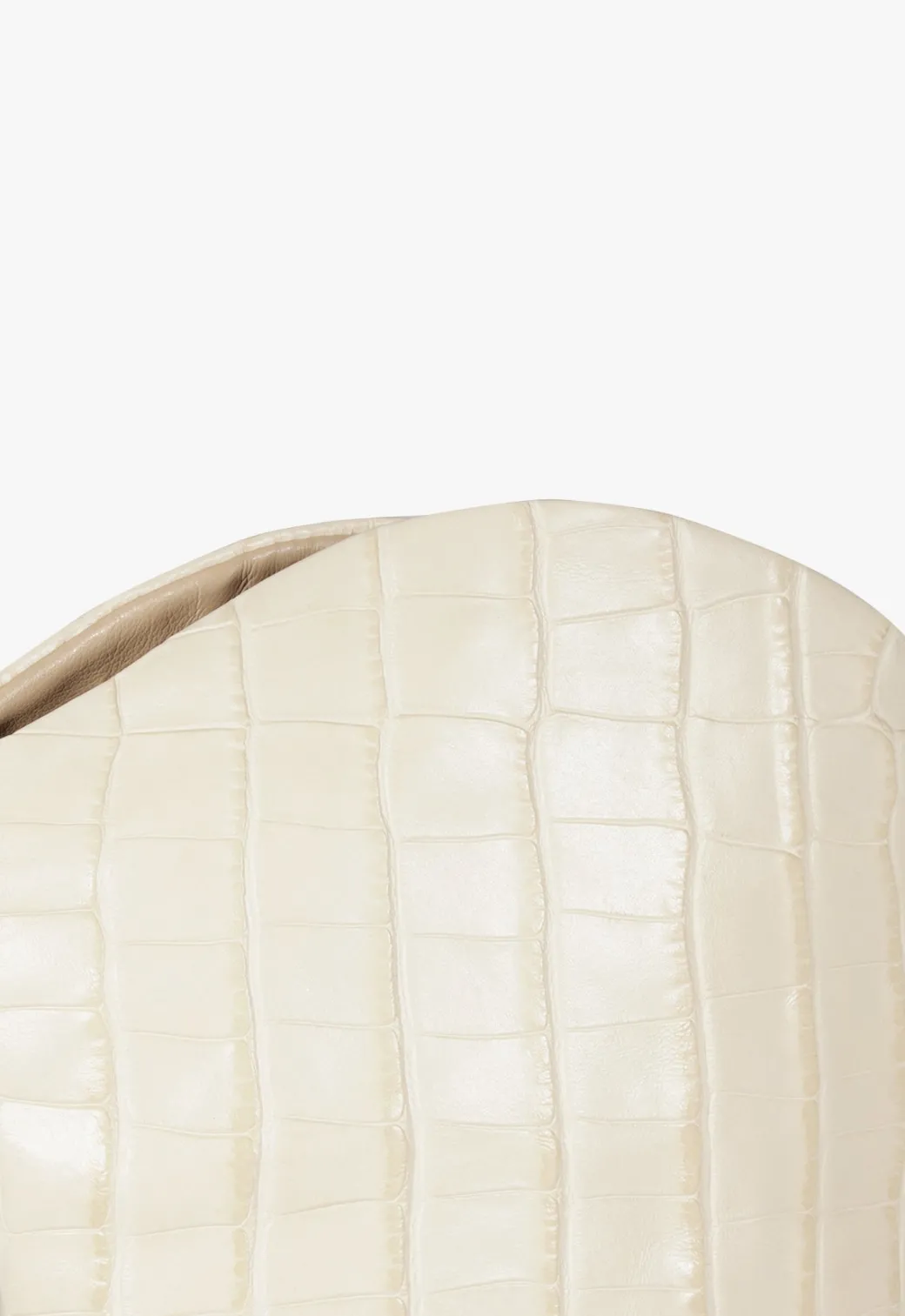 Schutz Maryana Block Crocodile-Embossed Leather Boot