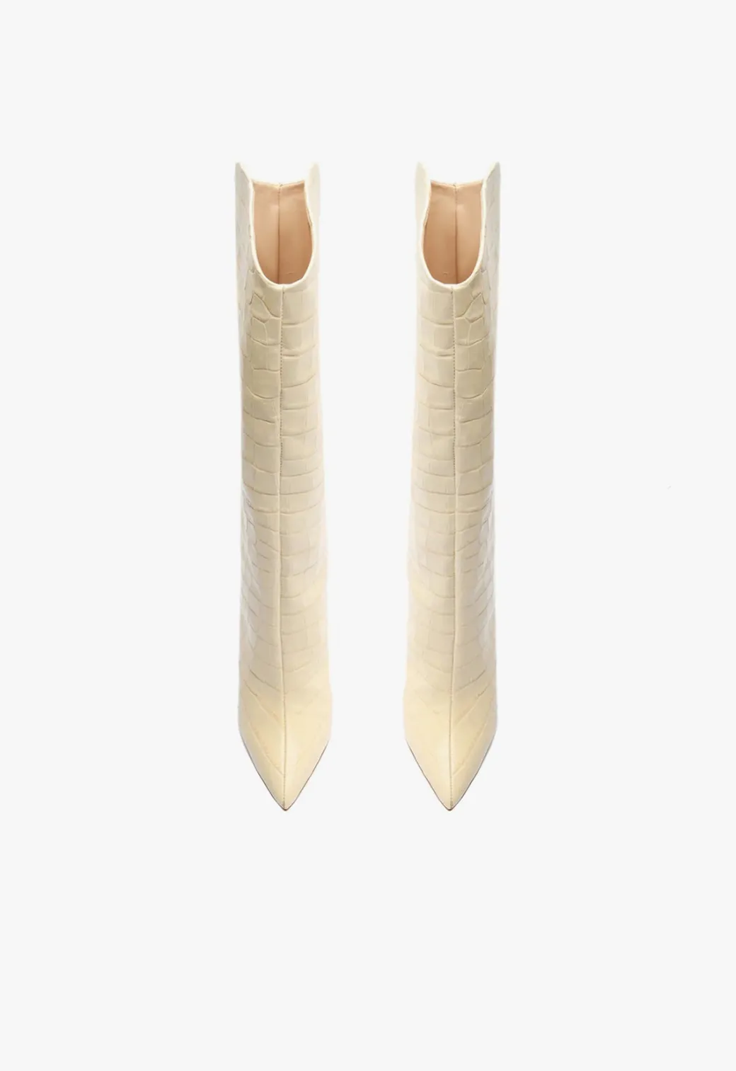 Schutz Maryana Crocodile-Embossed Leather Boot