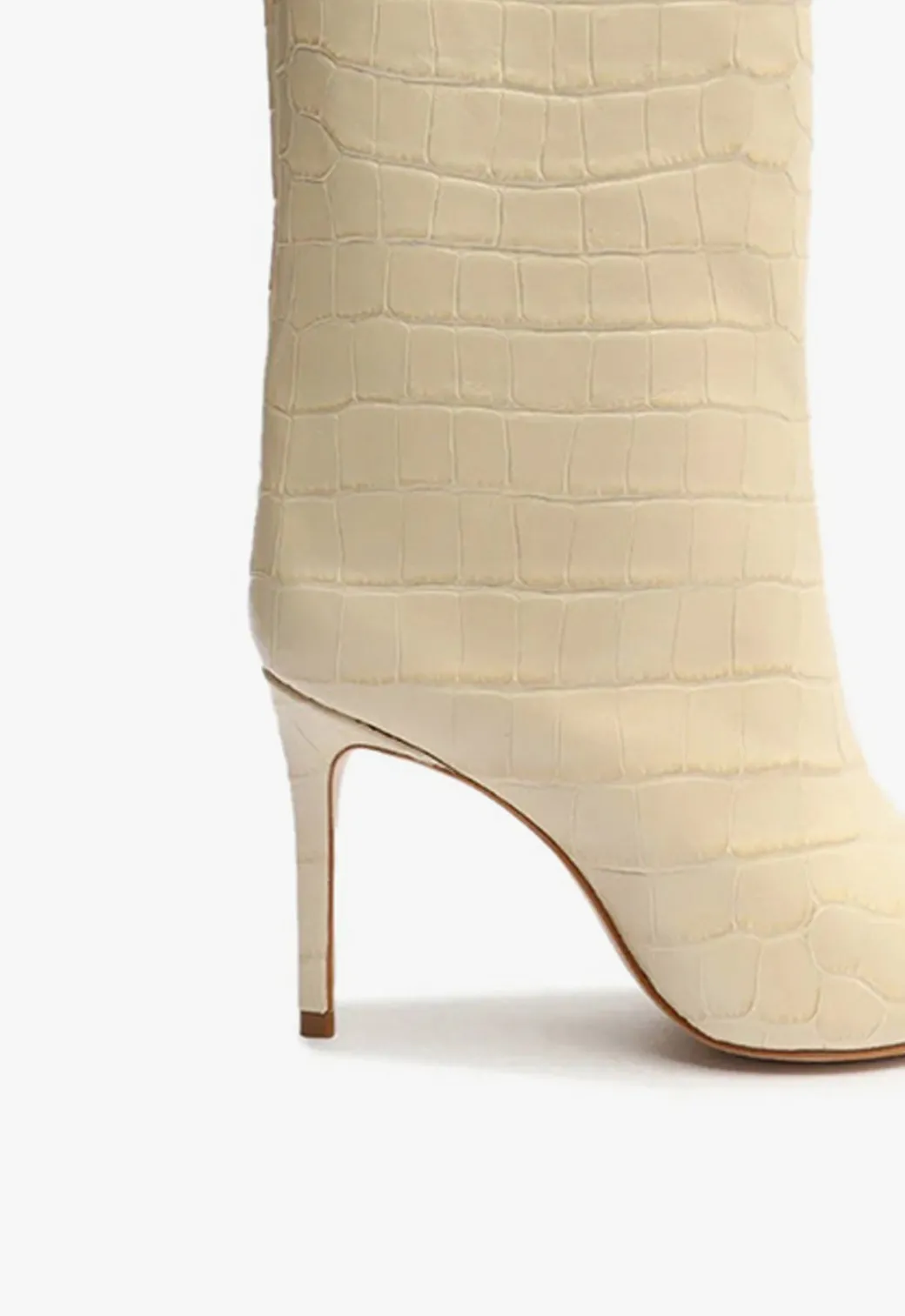 Schutz Maryana Crocodile-Embossed Leather Boot