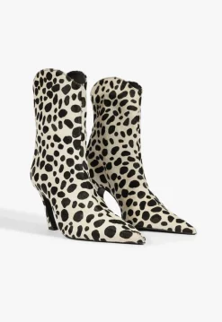 Schutz Maryann Curve Hair Calf Bootie