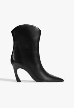 Schutz Maryann Curve Leather Bootie