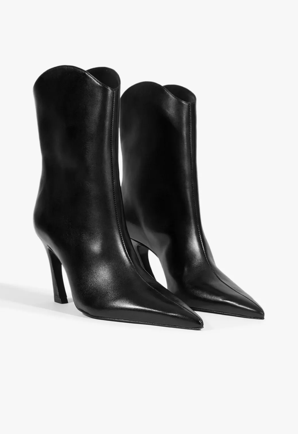 Schutz Maryann Curve Leather Bootie