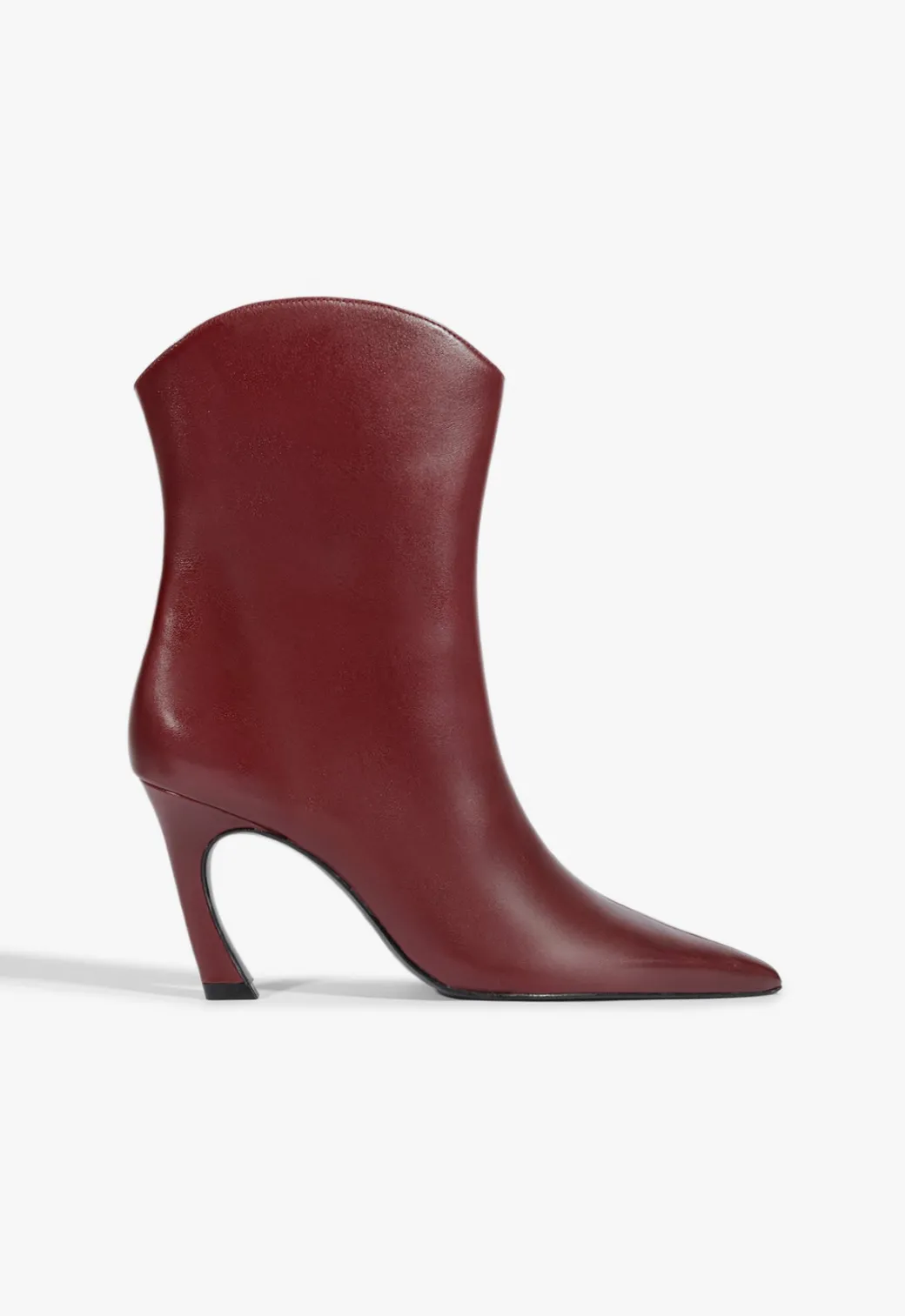 Schutz Maryann Curve Leather Bootie