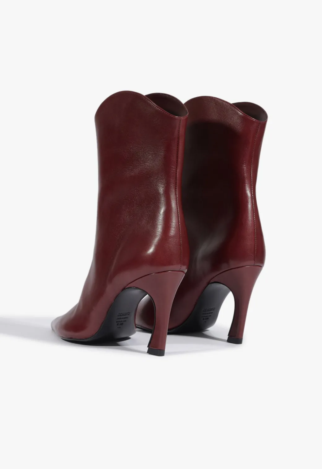 Schutz Maryann Curve Leather Bootie