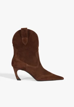 Schutz Maryann Curve West Suede Bootie