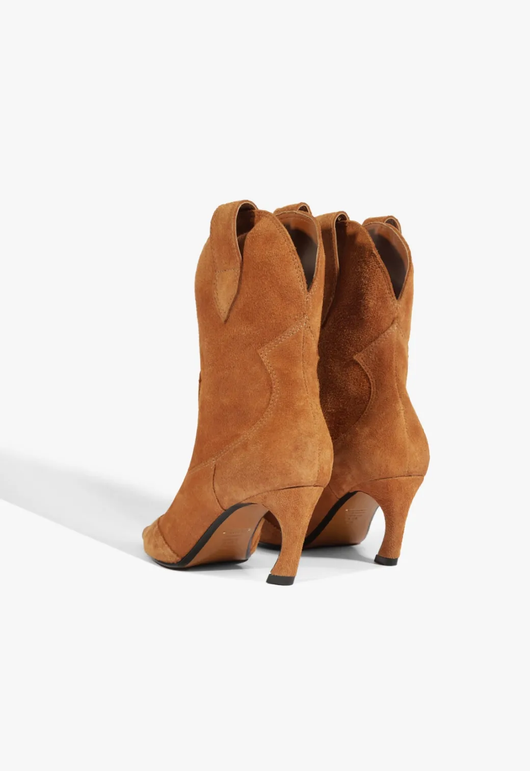 Schutz Maryann Curve West Suede Bootie