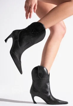 Schutz Maryann Curve West Suede Bootie