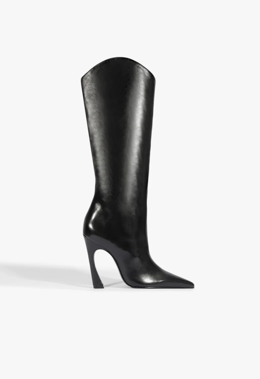 Schutz Maryann Up Curve Leather Boot