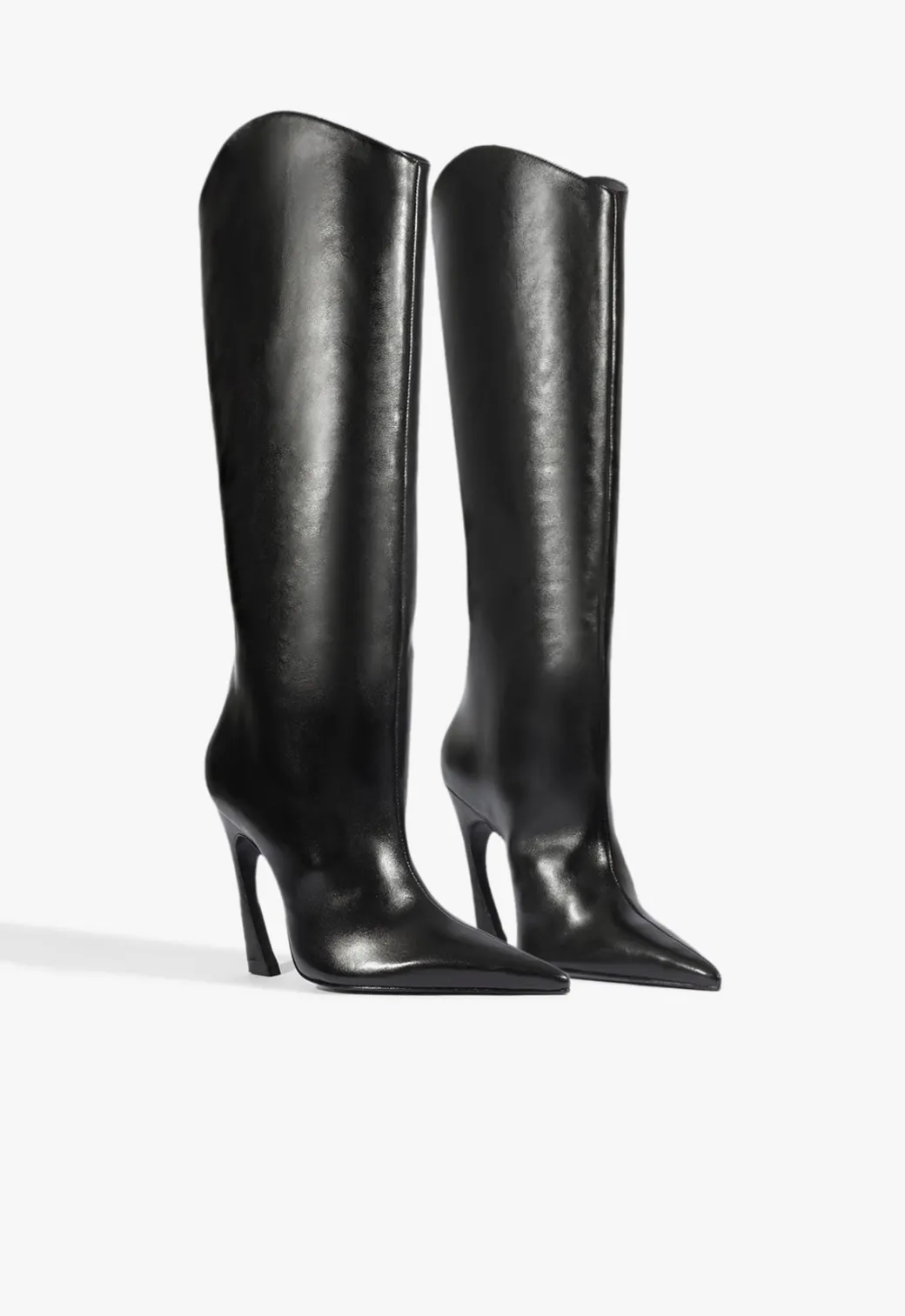 Schutz Maryann Up Curve Leather Boot