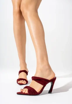 Schutz Meline Mule Suede Sandal