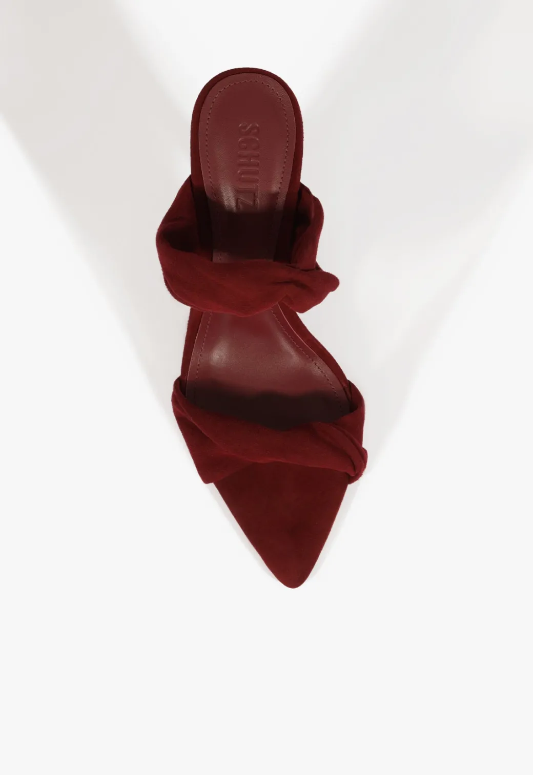 Schutz Meline Mule Suede Sandal