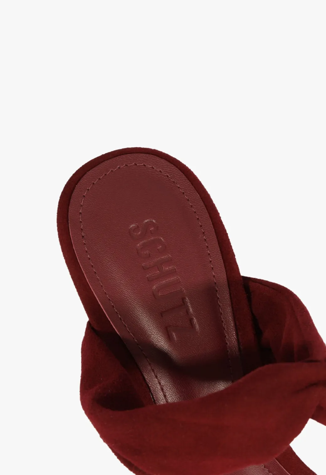 Schutz Meline Mule Suede Sandal