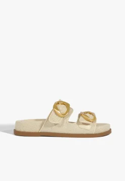 Schutz Olga Linen Sporty Sandal