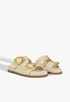 Schutz Olga Linen Sporty Sandal
