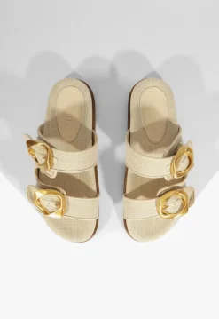 Schutz Olga Linen Sporty Sandal